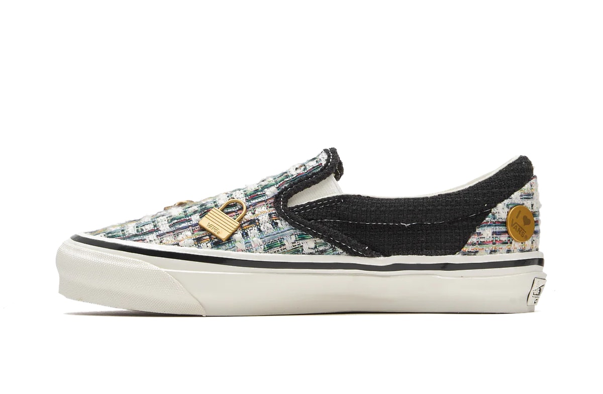 Vans Premium LX Classic Slip-On 98 Cardigan Black White