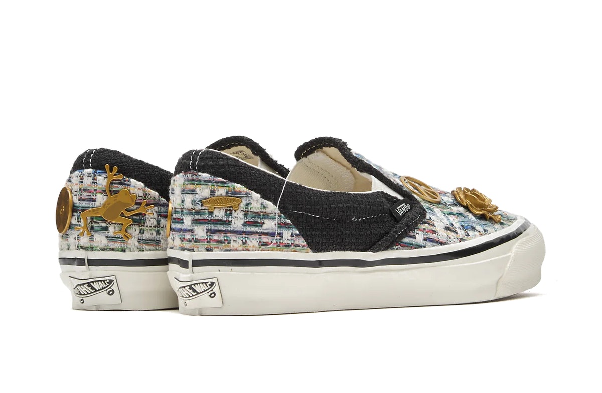 Vans Premium LX Classic Slip-On 98 Cardigan Black White