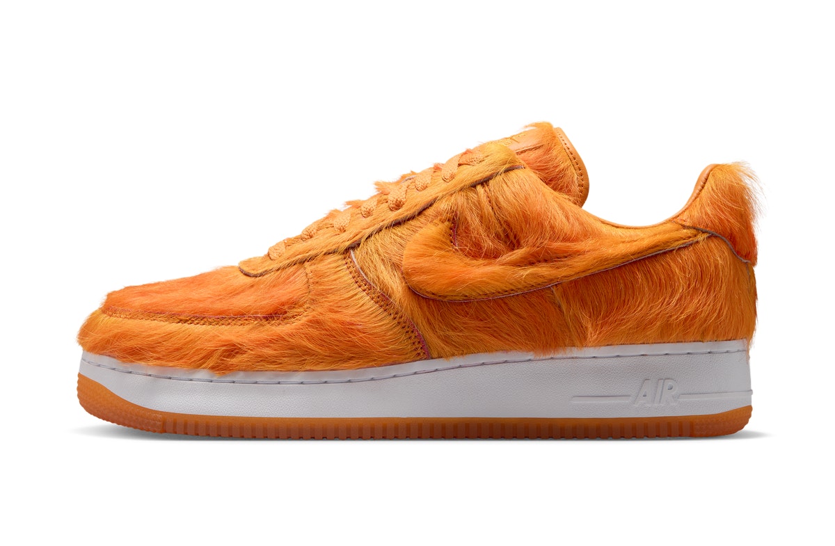 Nike Air Force 1 Low Orange Pony Hair Nike Air Force 1 Low Orange Pony Hair