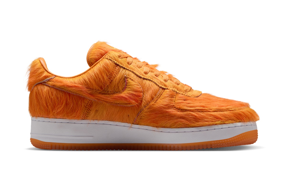 Nike Air Force 1 Low Orange Pony Hair Nike Air Force 1 Low Orange Pony Hair