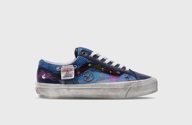 Harris Tweed x Vans Premium Old Skool 36 Blue Multi Harris Tweed x Vans Premium Old Skool 36 Blue Multi