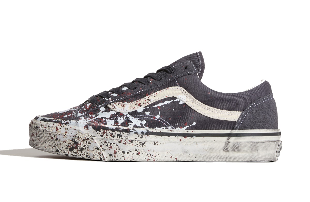 Vans LX Old Skool 36 Paint Splatter Charcoal Grey