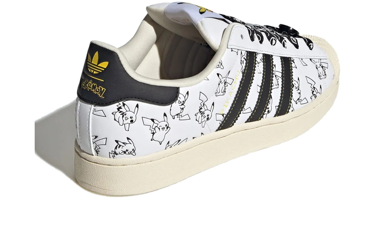 Pokemon x adidas Superstar Pikachu White Pokemon x adidas Superstar Pikachu White