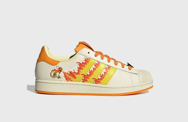 Pokemon x adidas Superstar Charmander