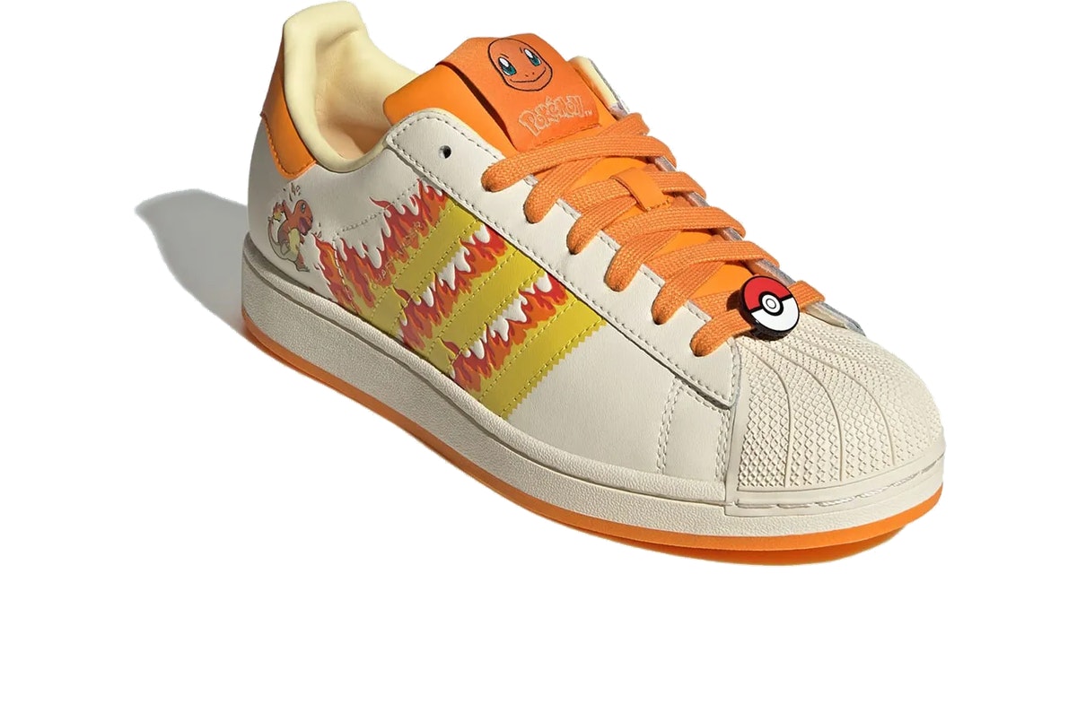 Pokemon x adidas Superstar Charmander