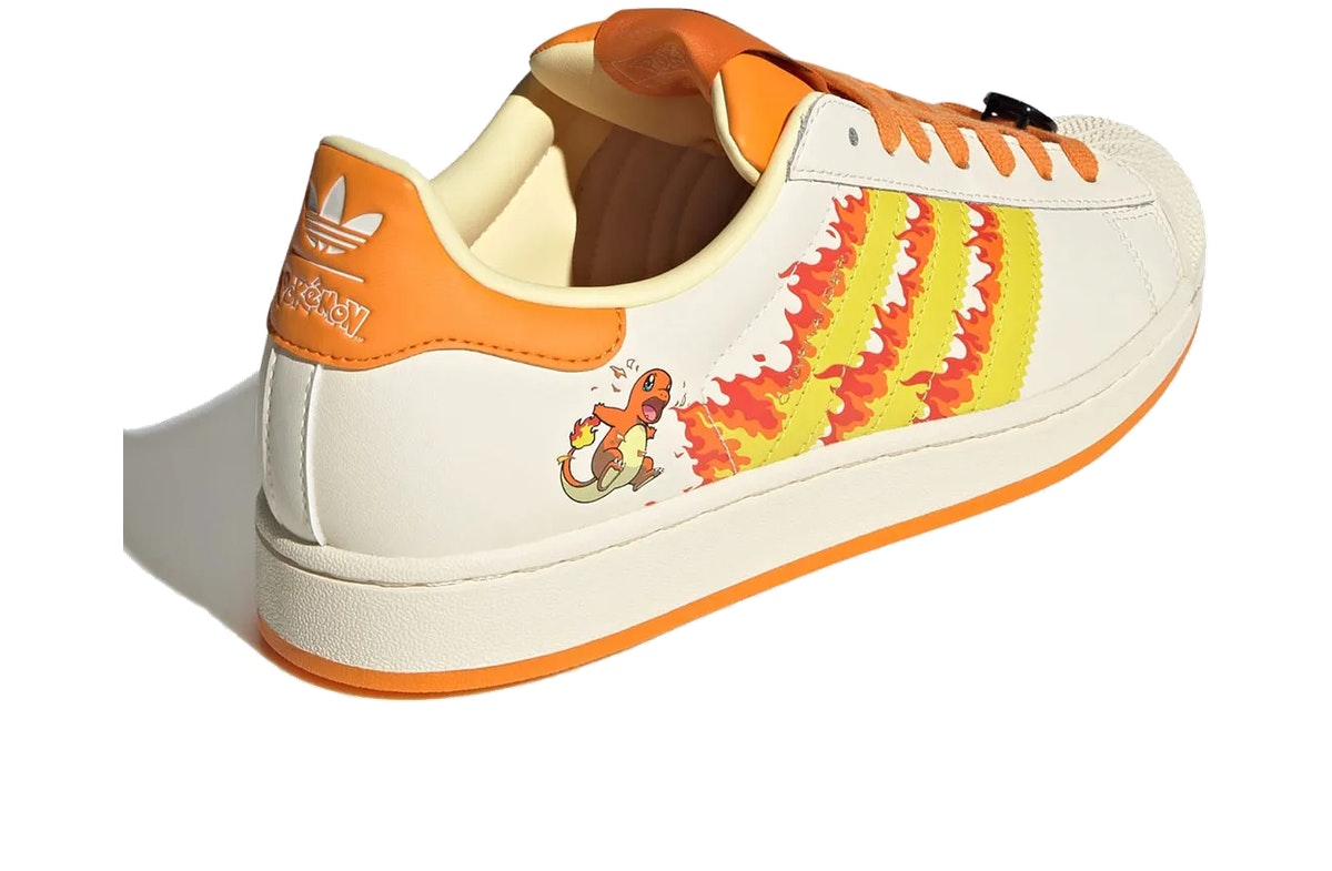Pokemon x adidas Superstar Charmander