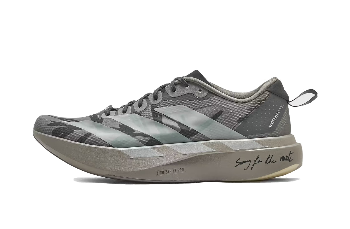 Song for the Mute x adidas Adizero Evo SL Dove Grey