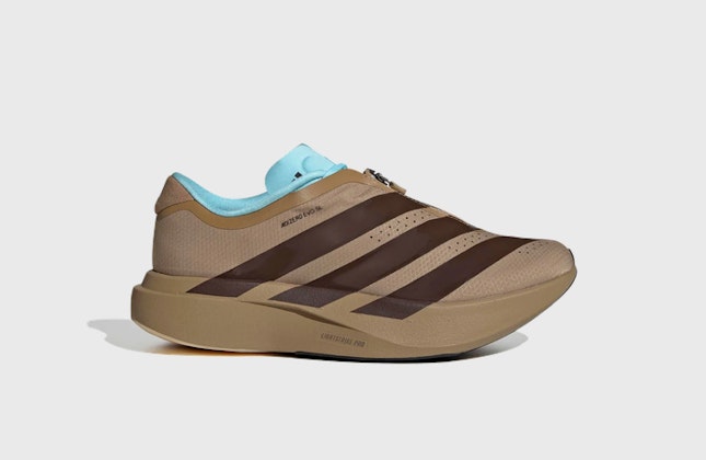 adidas Adizero Evo SL Zip Brown adidas Adizero Evo SL Zip Brown