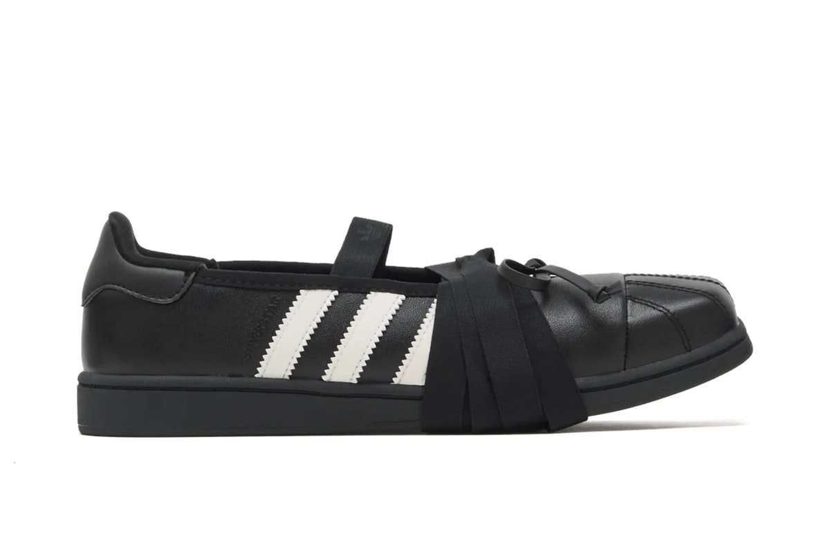 JENNIE x adidas Superstar Square Toe Ballet Black
