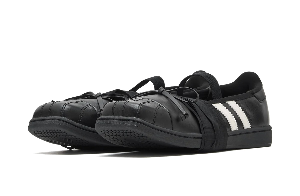 JENNIE x adidas Superstar Square Toe Ballet Black