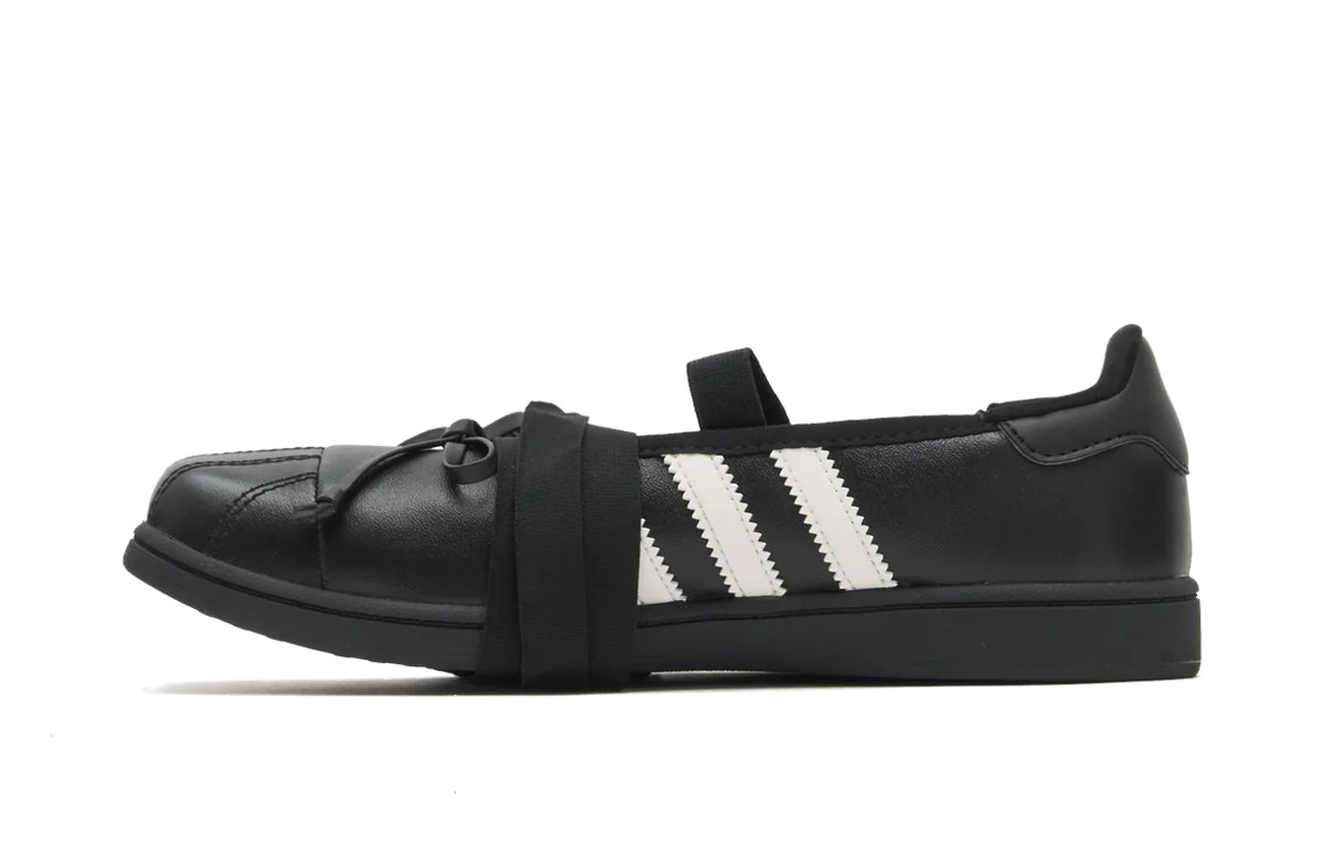 JENNIE x adidas Superstar Square Toe Ballet Black