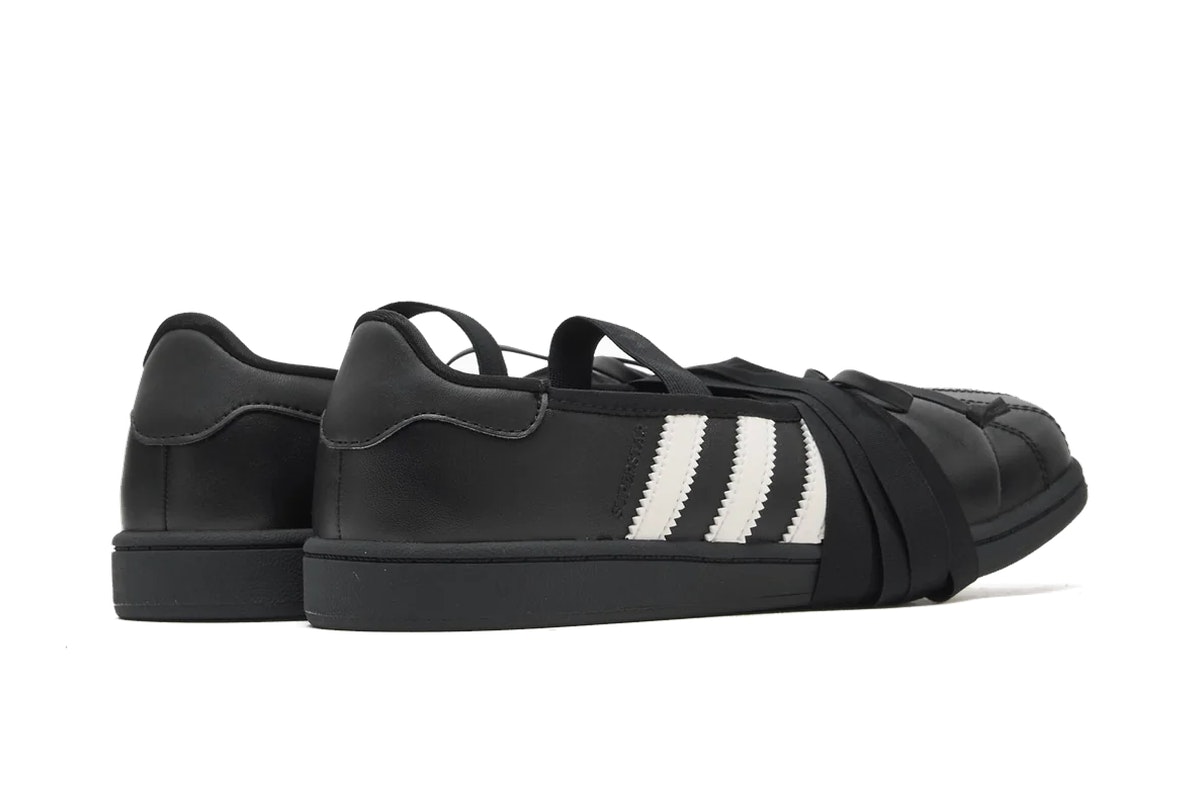 JENNIE x adidas Superstar Square Toe Ballet Black