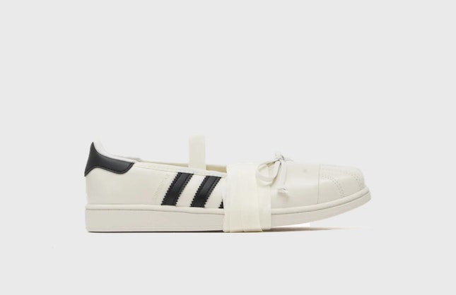 JENNIE x adidas Superstar Square Toe Ballet Off White