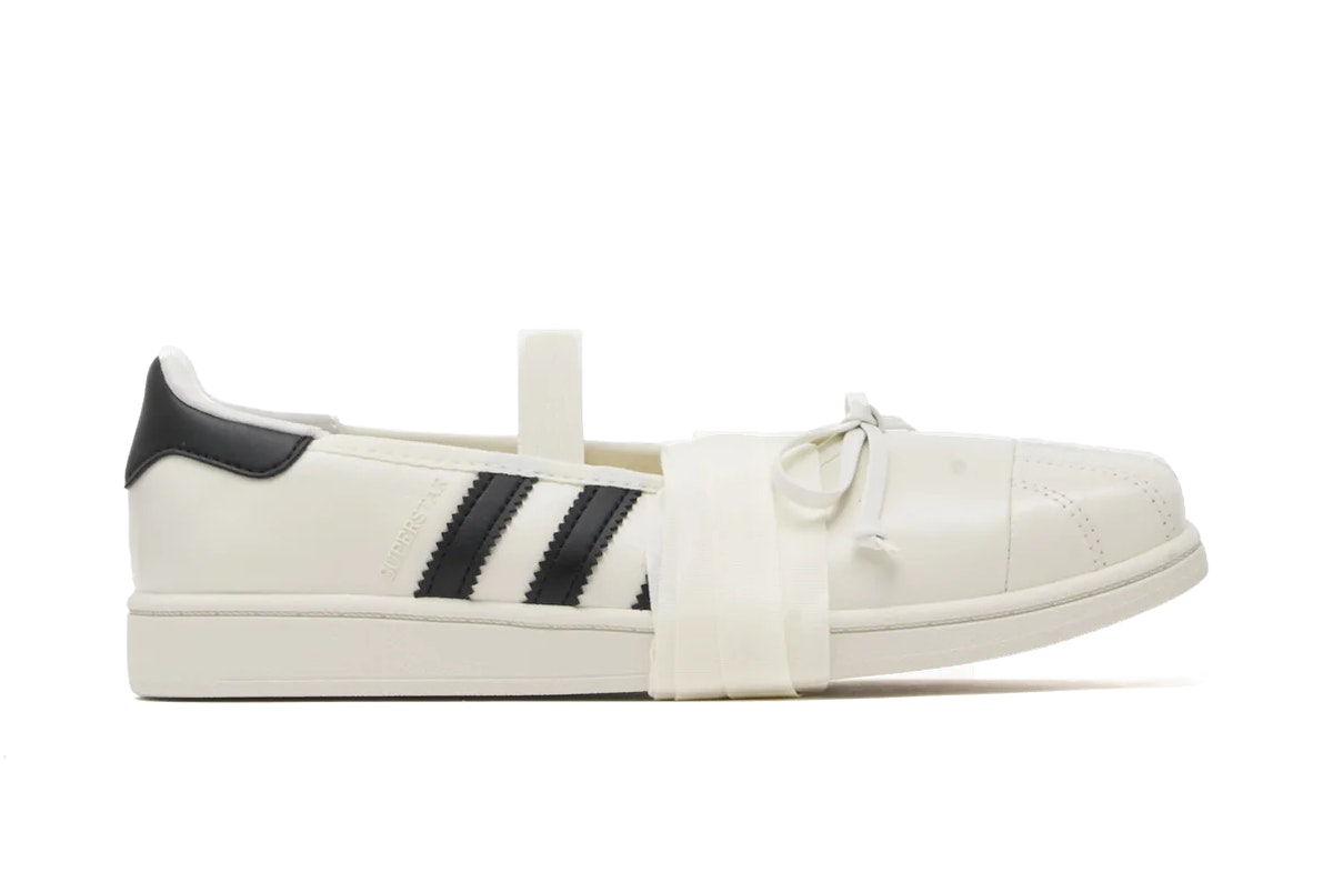 JENNIE x adidas Superstar Square Toe Ballet Off White