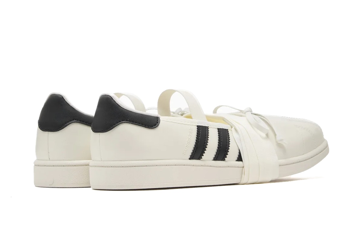 JENNIE x adidas Superstar Square Toe Ballet Off White