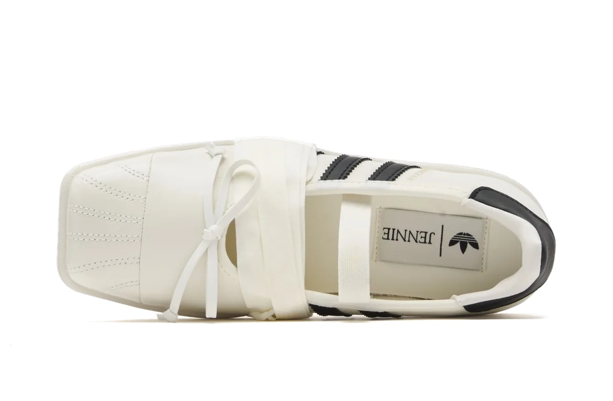 JENNIE x adidas Superstar Square Toe Ballet Off White
