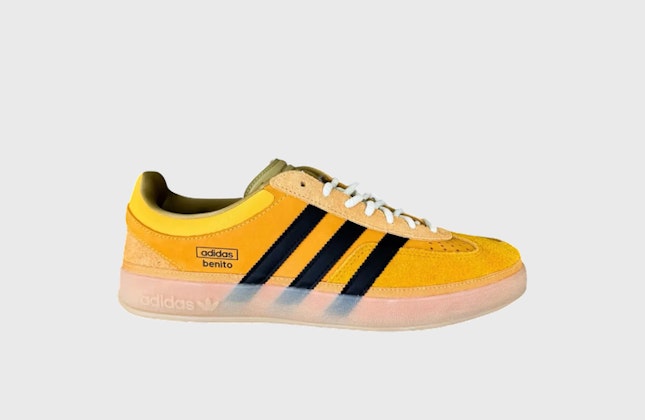 Bad Bunny x adidas Gazelle Indoor Solar Gold Bad Bunny x adidas Gazelle Indoor Solar Gold