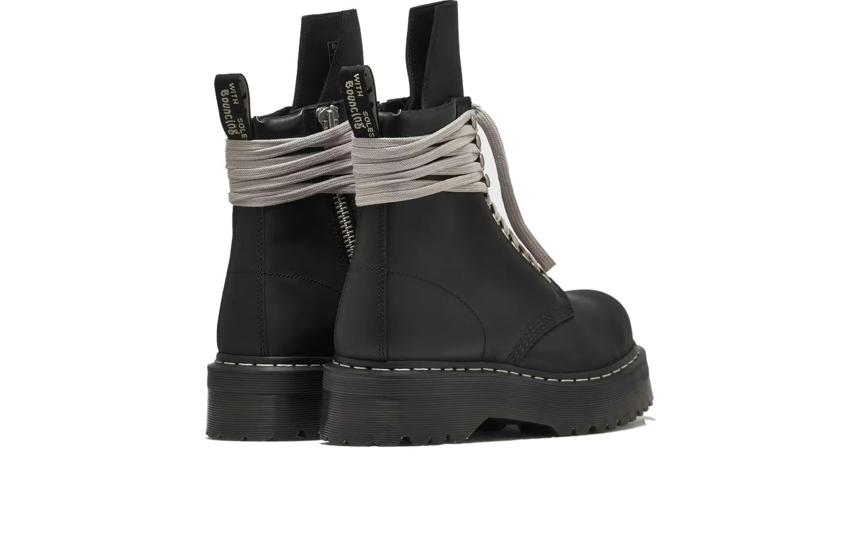 Rick Owens x Dr. Martens Quad Sole Steal Toe Boot