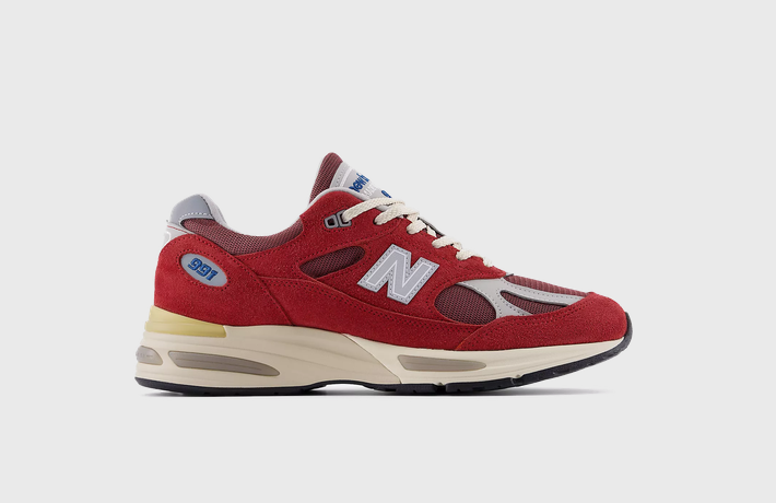 New Balance 991v2 Made in UK Karanda Red