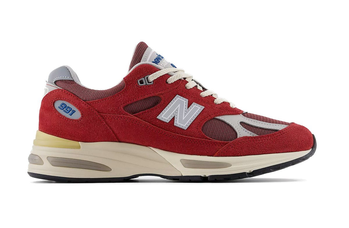 New Balance 991v2 Made in UK Karanda Red