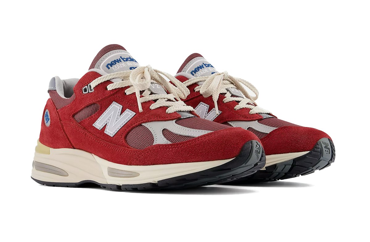 New Balance 991v2 Made in UK Karanda Red
