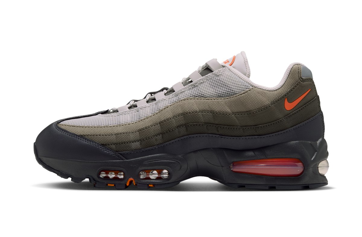 Nike Air Max 95 Big Bubble Dark Loden Safety Orange Nike Air Max 95 Big Bubble Dark Loden Safety Orange
