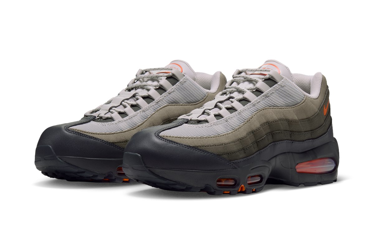 Nike Air Max 95 Big Bubble Dark Loden Safety Orange Nike Air Max 95 Big Bubble Dark Loden Safety Orange