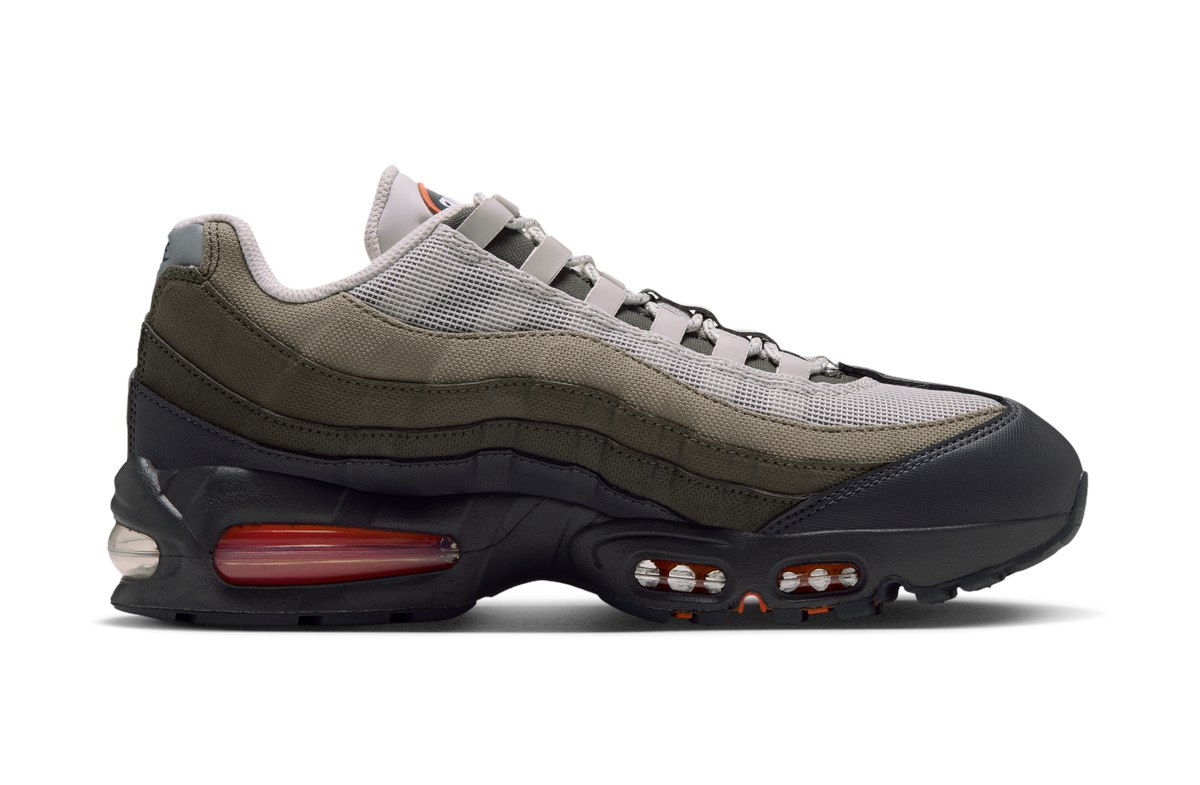 Nike Air Max 95 Big Bubble Dark Loden Safety Orange Nike Air Max 95 Big Bubble Dark Loden Safety Orange