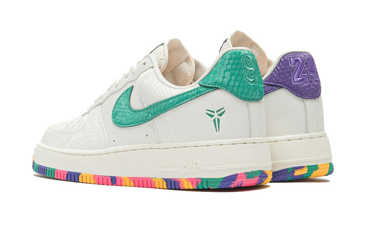 Kobe Bryant x Nike Air Force 1 Low Forever Sail Multi-Color Kobe Bryant x Nike Air Force 1 Low Forever Sail Multi-Color