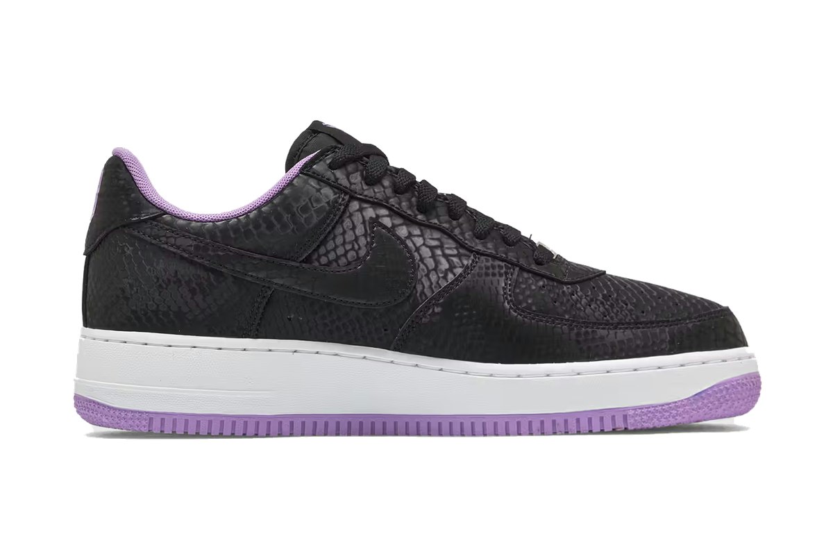 Kobe Bryant x Nike Air Force 1 Low Forever Black Purple Kobe Bryant x Nike Air Force 1 Low Forever Black Purple