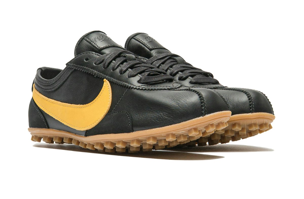 Nike Moon Shoe OG Leather Black Yellow Ochre Nike Moon Shoe OG Leather Black Yellow Ochre