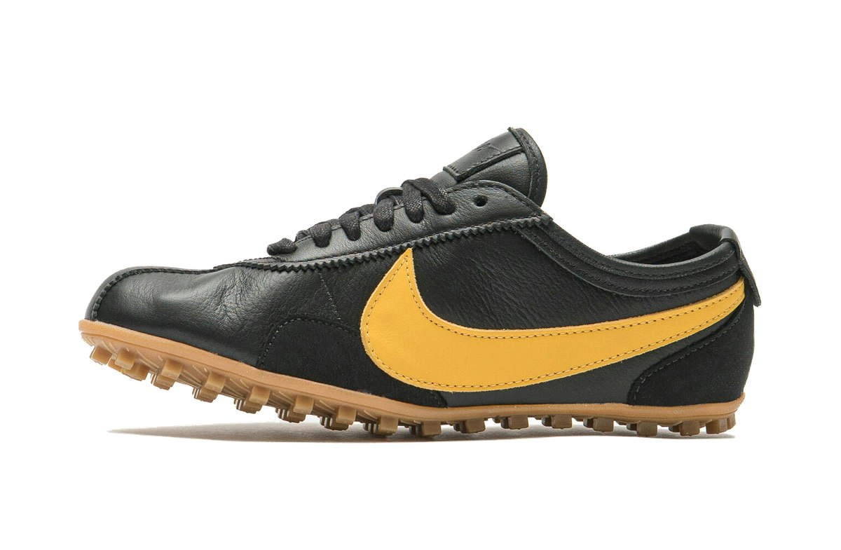 Nike Moon Shoe OG Leather Black Yellow Ochre Nike Moon Shoe OG Leather Black Yellow Ochre