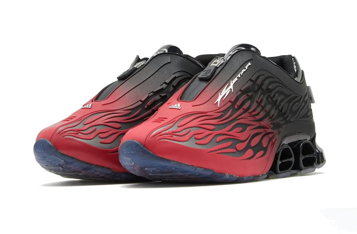 Hellstar x adidas Hellstar Megaride S2 Bright Red Core Black