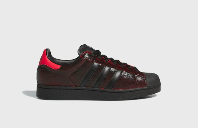 Anthony Edwards x adidas Superstar II Core Black Pure Ruby