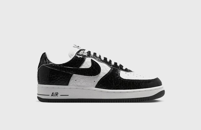 Nike Air Force 1 '01 Cracked Patent Leather Black