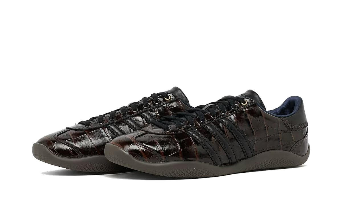 Wales Bonner x adidas Karintha Croc Dark Brown Wales Bonner x adidas Karintha Croc Dark Brown