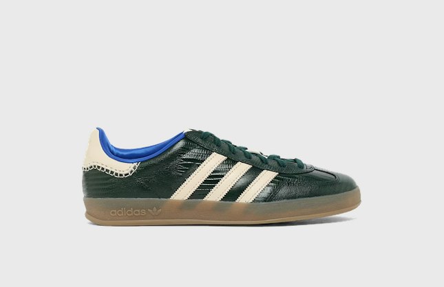 Wales Bonner x adidas Gazelle Croc Green Night