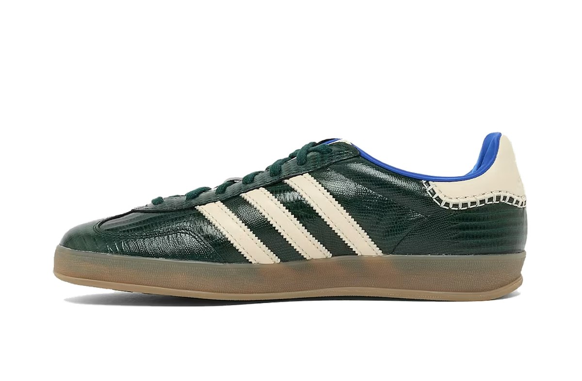 Wales Bonner x adidas Gazelle Croc Green Night