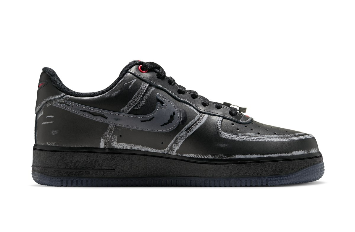 Nike Air Force 1 Low Scream Ghostface Black Nike Air Force 1 Low Scream Ghostface Black