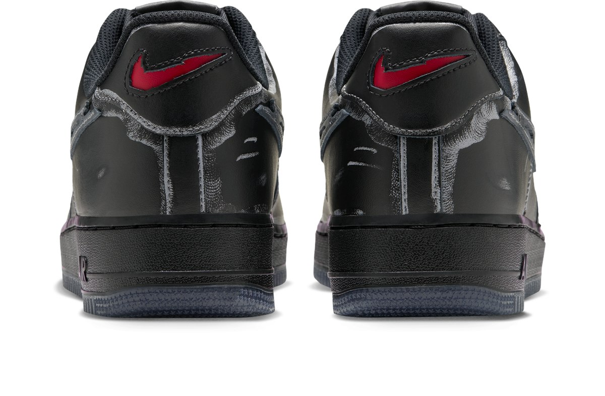 Nike Air Force 1 Low Scream Ghostface Black Nike Air Force 1 Low Scream Ghostface Black