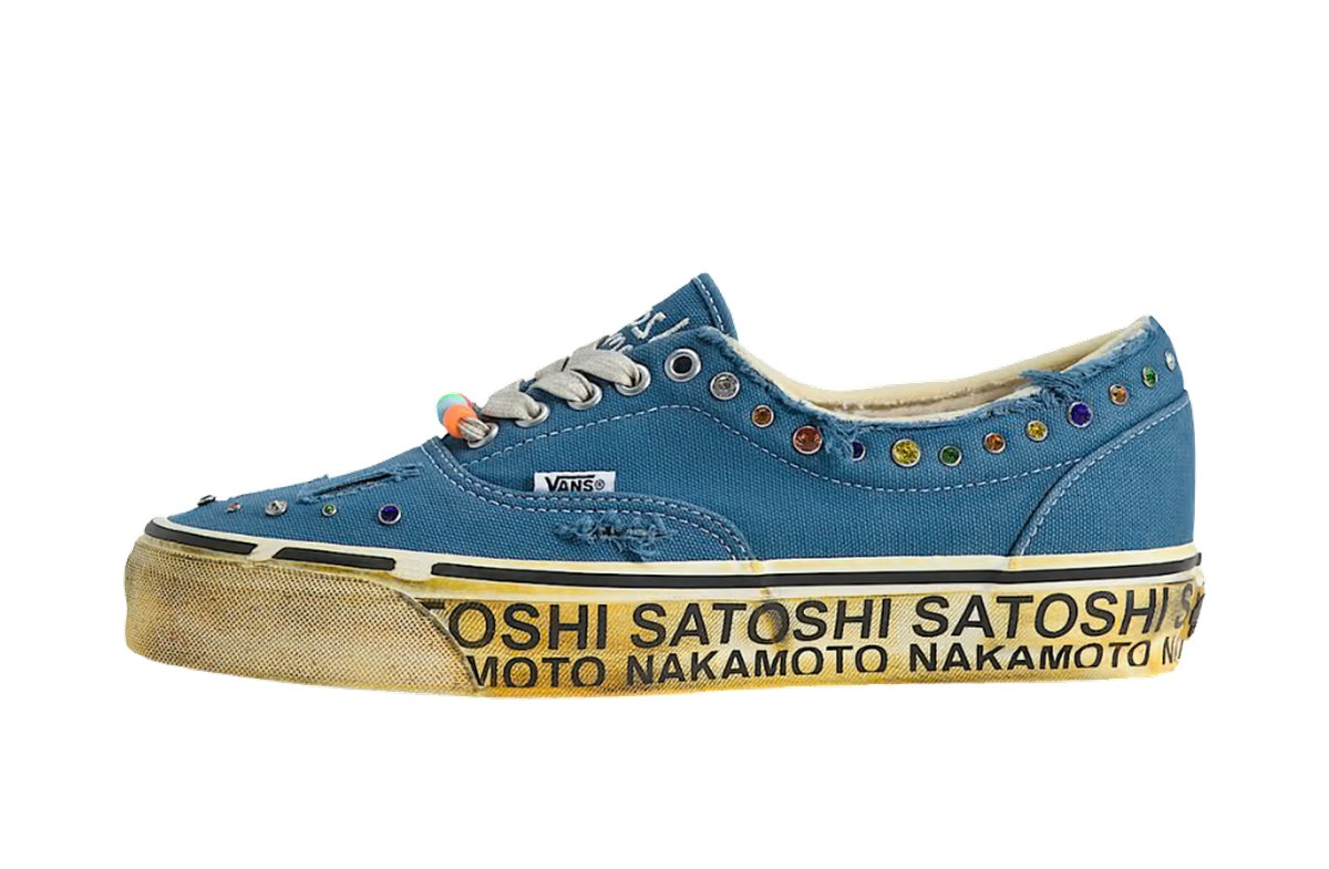 Satoshi Nakamoto x Vans Era 95 Round Lucky Charm Navy Satoshi Nakamoto x Vans Era 95 Round Lucky Charm Navy