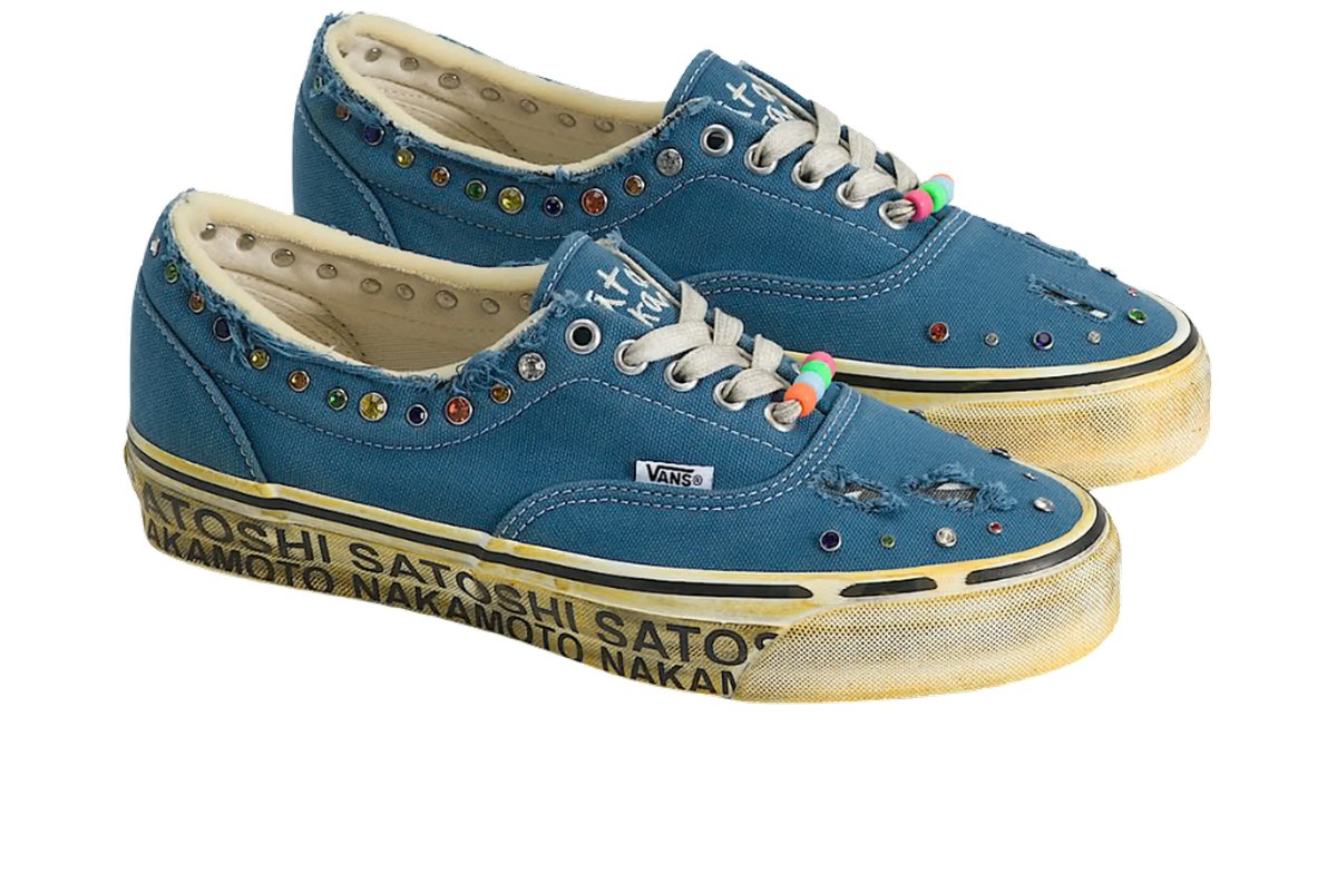 Satoshi Nakamoto x Vans Era 95 Round Lucky Charm Navy Satoshi Nakamoto x Vans Era 95 Round Lucky Charm Navy