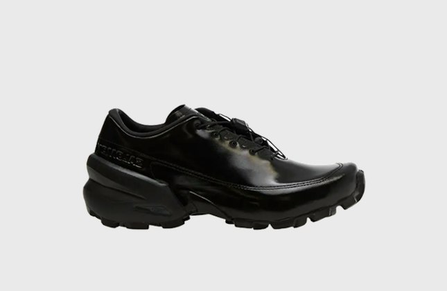 Maison Margiela MM6 x Salomon Leather Sneaker Black Maison Margiela MM6 x Salomon Leather Sneaker Black