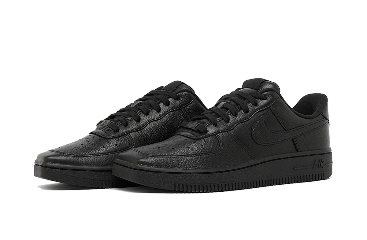 Nike Air Force 1 Low Square Toe Triple Black