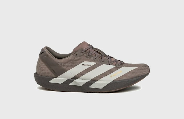 Satisfy x adidas Adizero Adios Brown