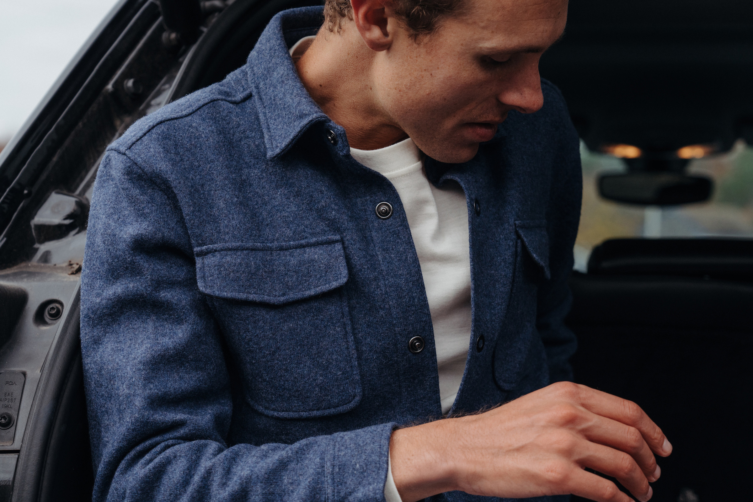 tracksmith overshirt