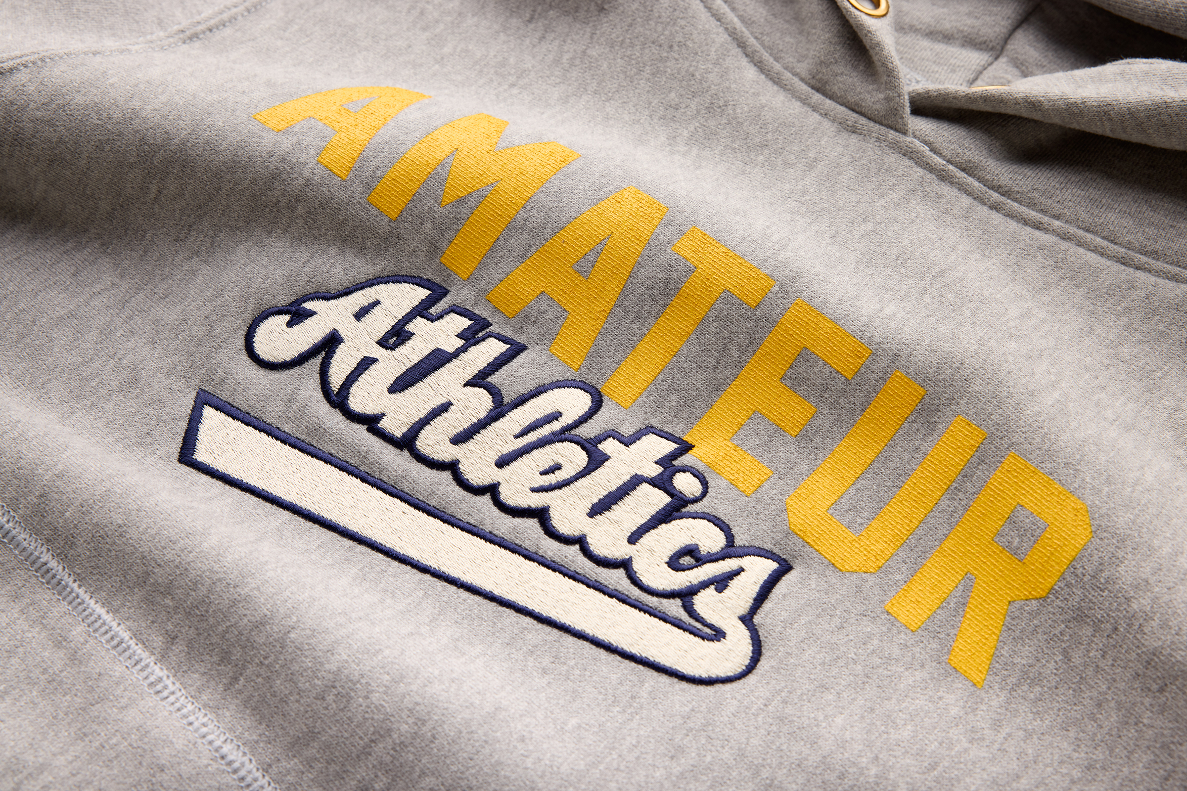 Grey and yellow sweatshirt cheap