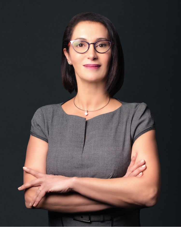 Woman in a doctors office