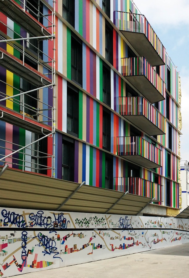 ilot marché - la courneuve - architecture