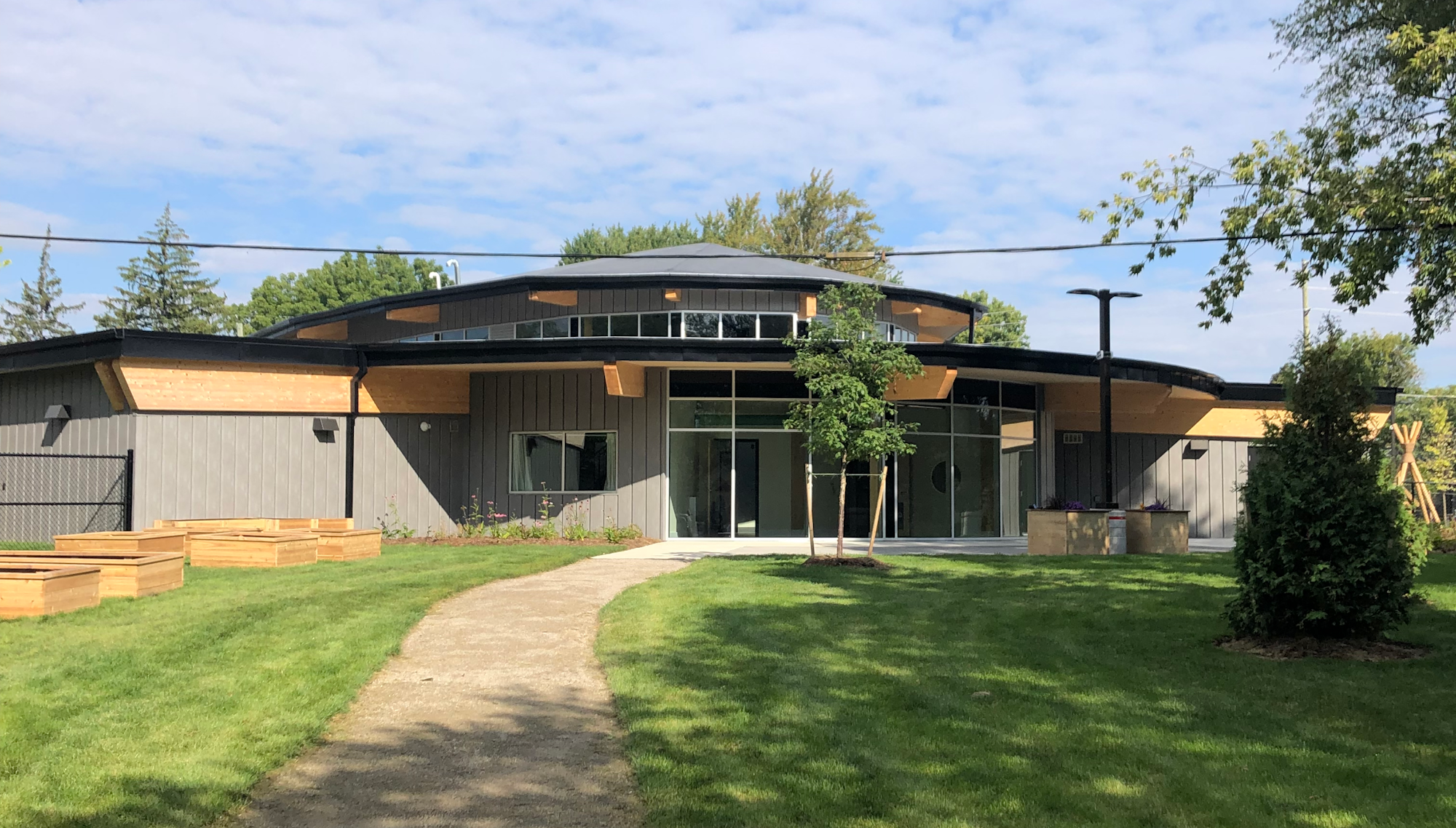 Nshwaasnangong Child Care and Family Centre - Front of building